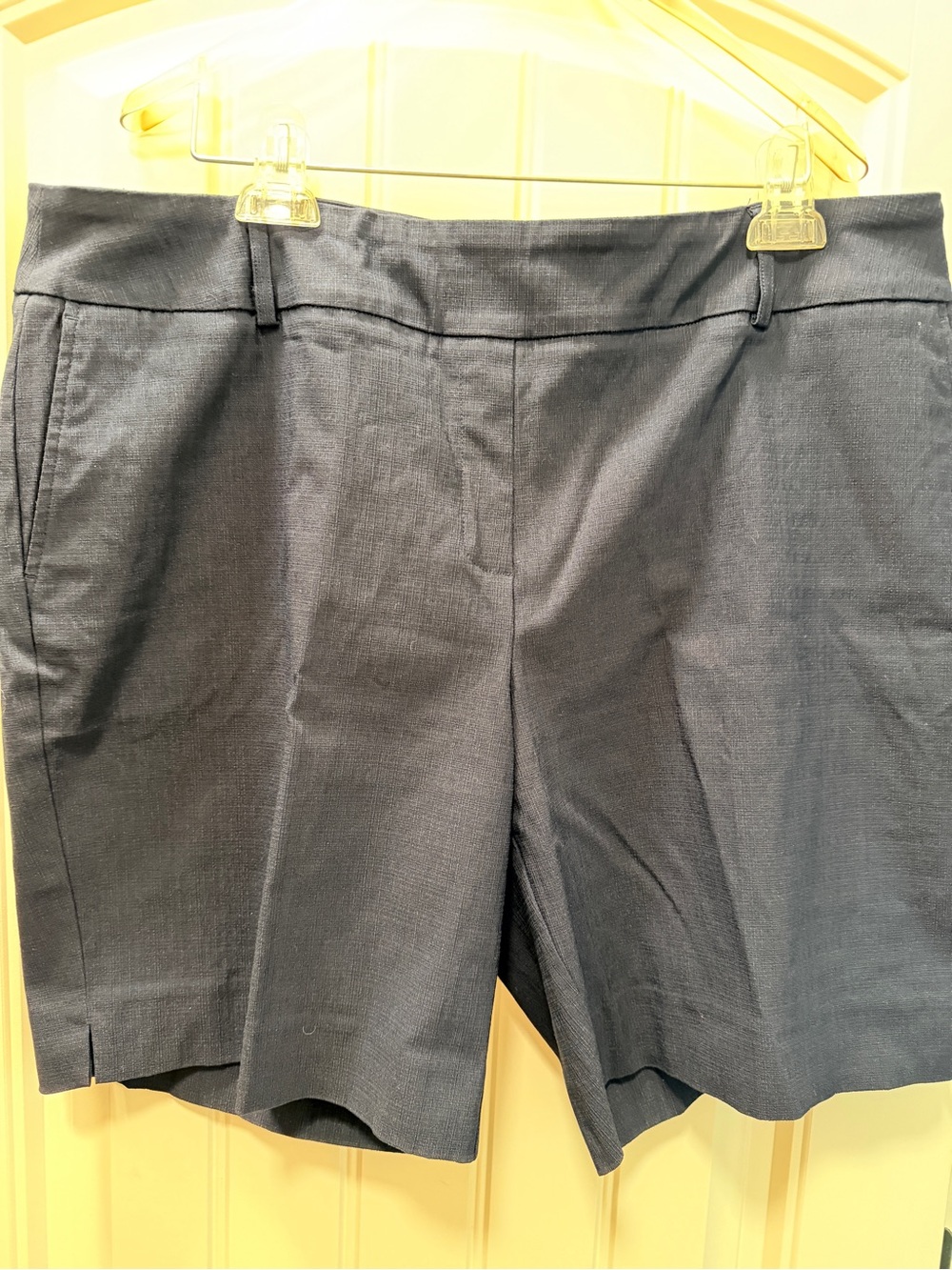 Hilary Radley Dark Navy Dress Shorts NWOT